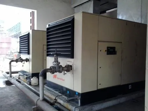 Industrial air compressor units