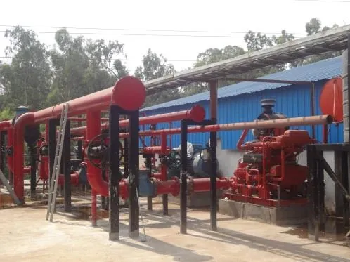 Fire water pump house