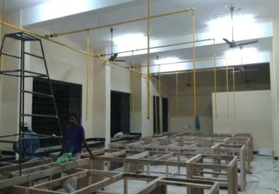 LPG line installation
