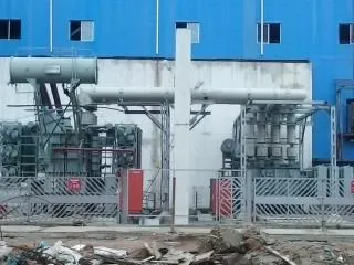 Transformer foundation, fire wall and fencing
